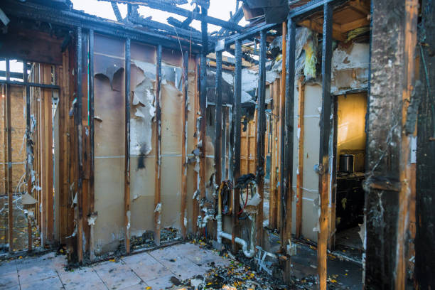 Professional Fire Damage Repair technician working in Okanogan, WA